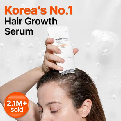 100ml Hair Scalp Repair Grow Serum Korean No.1 Hair Growth Serum Massage Applicator Grow:Turn Ampoule With Brush For Hair Scalp