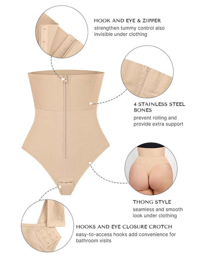 BOOT-YEAH™ AirSlim® Boned Sculpt High-Waisted Short