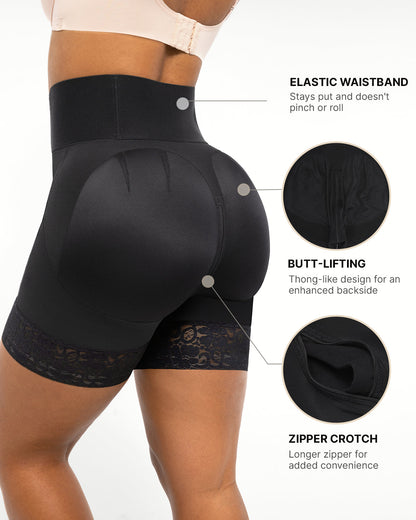 BOOT-YEAH™ AirSlim® Boned Sculpt High-Waisted Short