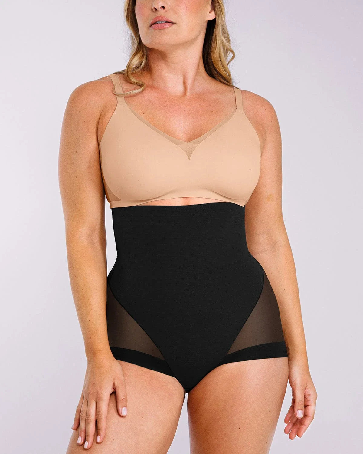 BOOT-YEAH™ MeshSmooth™ High-Waisted  Brief + Mid Thigh Short