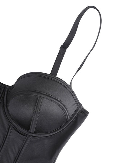 Bare Essentials™ AirSlim® Retro-style Cupped Bra-free Thong Bodysuit