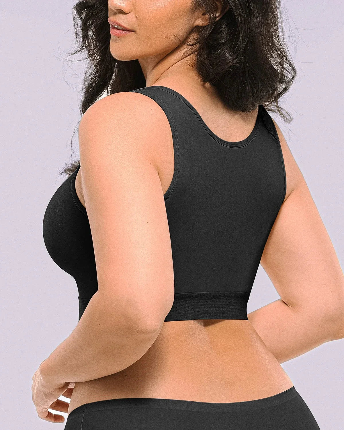 Bare Essentials™ AirSlim® Unlined Wireless Back Support Bra + Brief