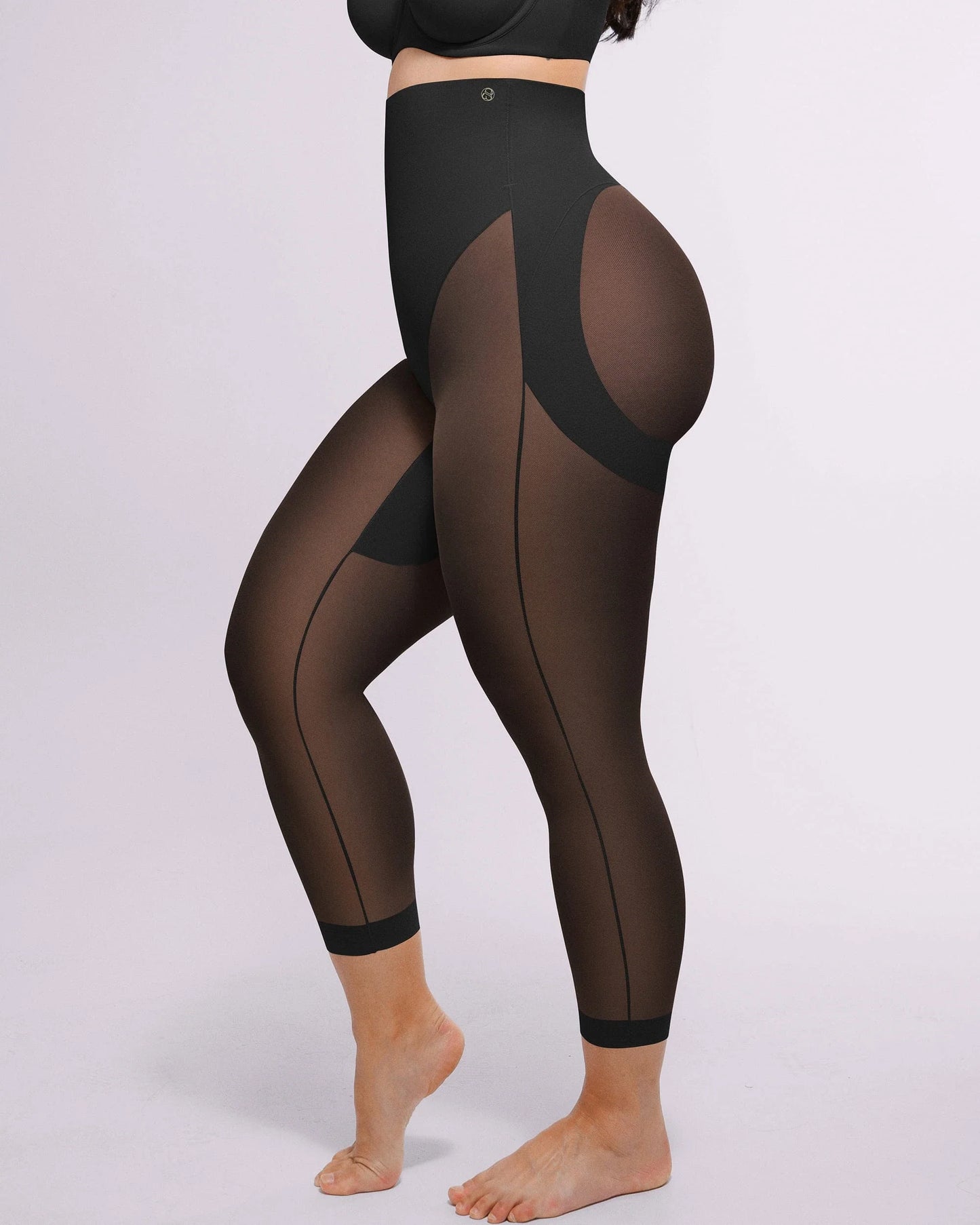BOOT-YEAH™ MeshSmooth™ High-Waisted Mid Thigh Short + Capri