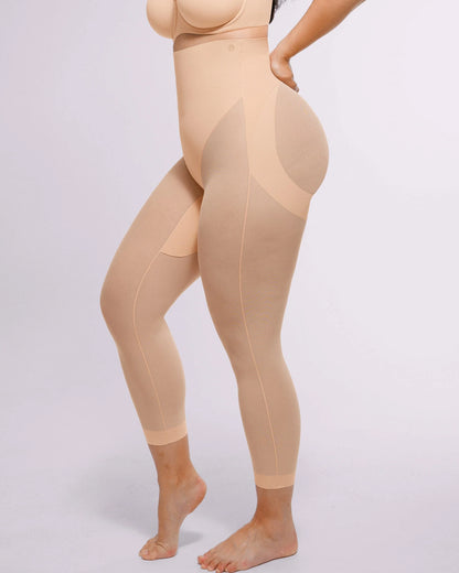 BOOT-YEAH™ MeshSmooth™ High-Waisted Mid Thigh Short + Capri