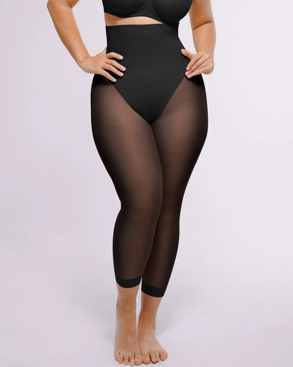 BOOT-YEAH™ MeshSmooth™ High-Waisted Mid Thigh Short + Capri