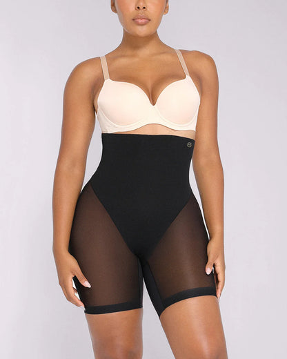 BOOT-YEAH™ MeshSmooth™ High-Waisted Mid Thigh Short + Capri