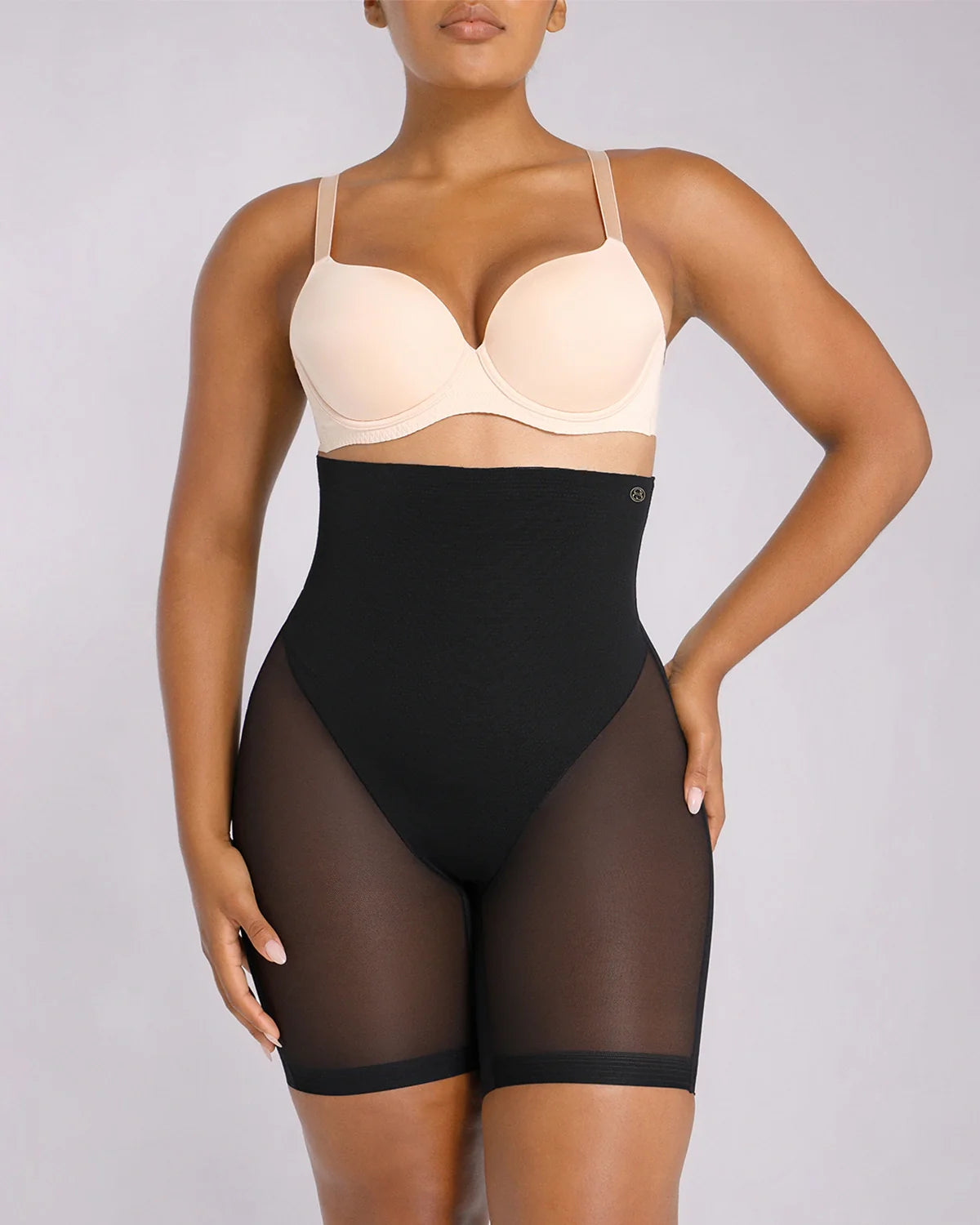 BOOT-YEAH™ MeshSmooth™ High-Waisted  Brief + Mid Thigh Short