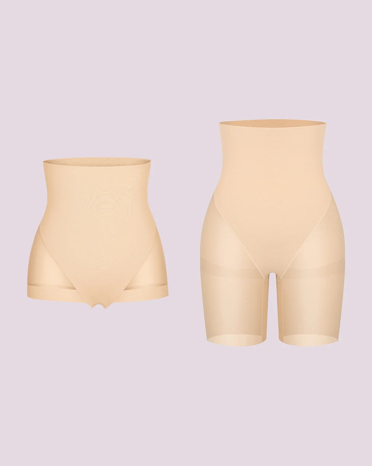 BOOT-YEAH™ MeshSmooth™ High-Waisted  Brief + Mid Thigh Short