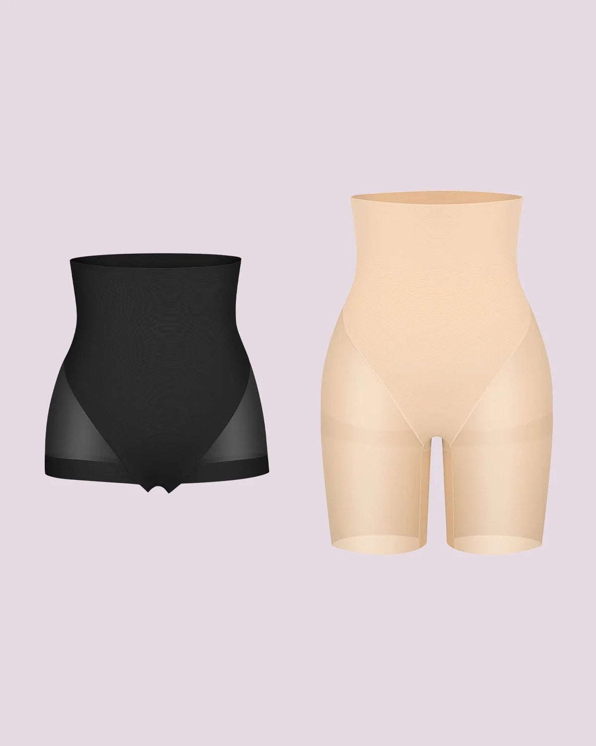 BOOT-YEAH™ MeshSmooth™ High-Waisted  Brief + Mid Thigh Short