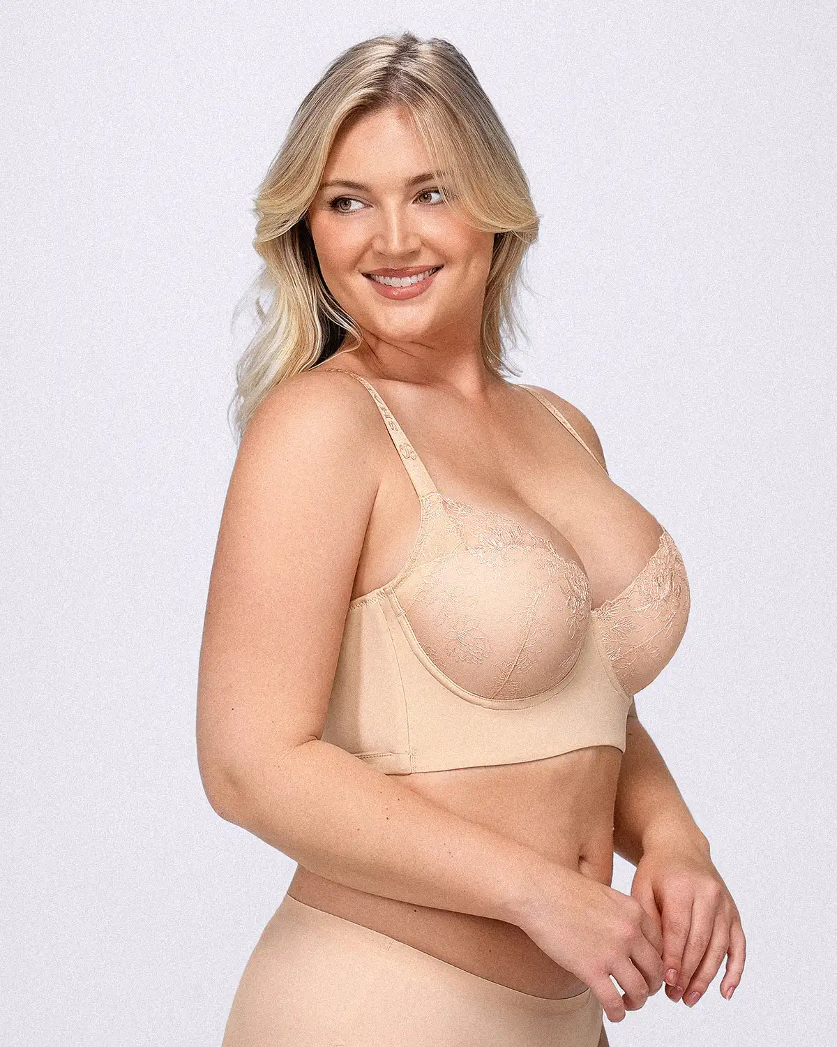 Bare Essentials™ AirSlim® Back Smoothing Lace Underwire Bra