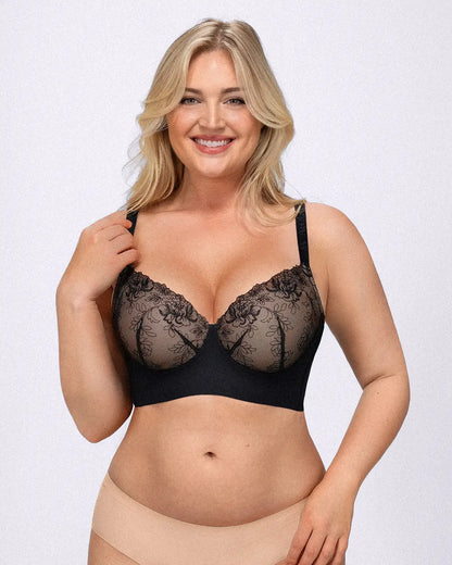 Bare Essentials™ AirSlim® Back Smoothing Lace Underwire Bra