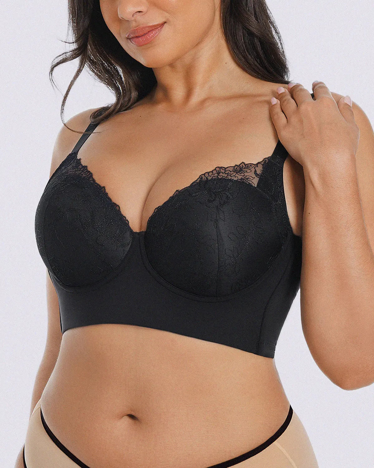 Bare Essentials™ AirSlim® Back Smoothing Lace Underwire Bra