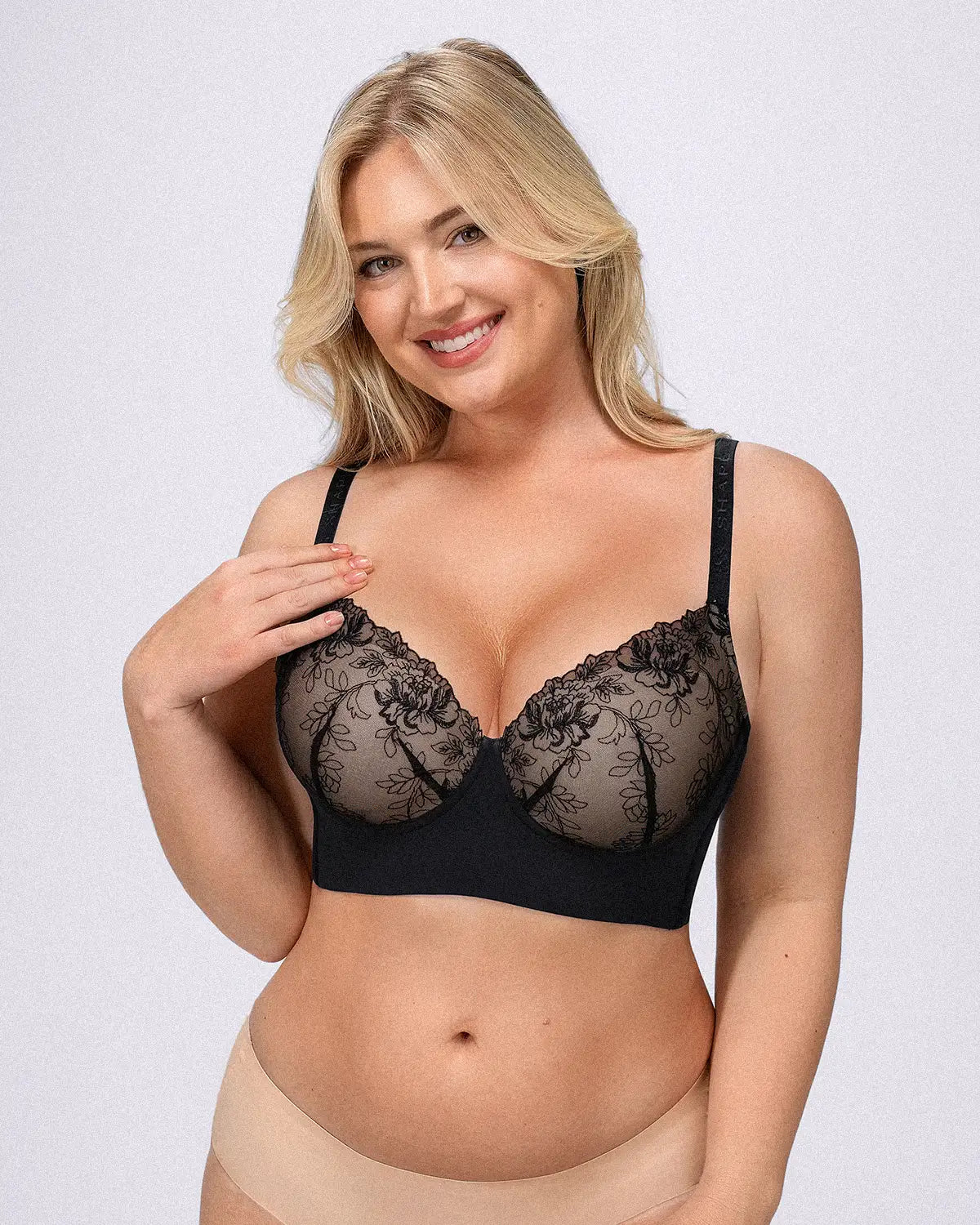 Bare Essentials™ AirSlim® Back Smoothing Lace Underwire Bra