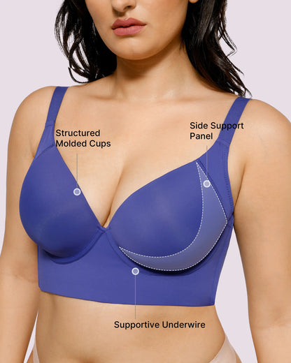 Bare Essentials™ AirSlim® Back Smoothing Underwire Push-Up Bra