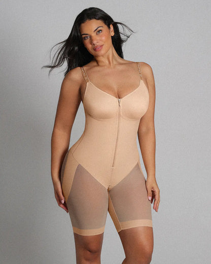 Bare Essentials™ AirSlim® Hourglass Full Body Mid Thigh Bodysuit