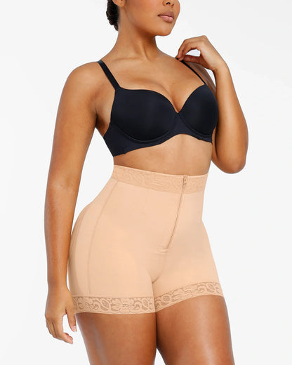 Bare Essentials™ AirSlim® Lace Steel Boned Butt Enhancer Short