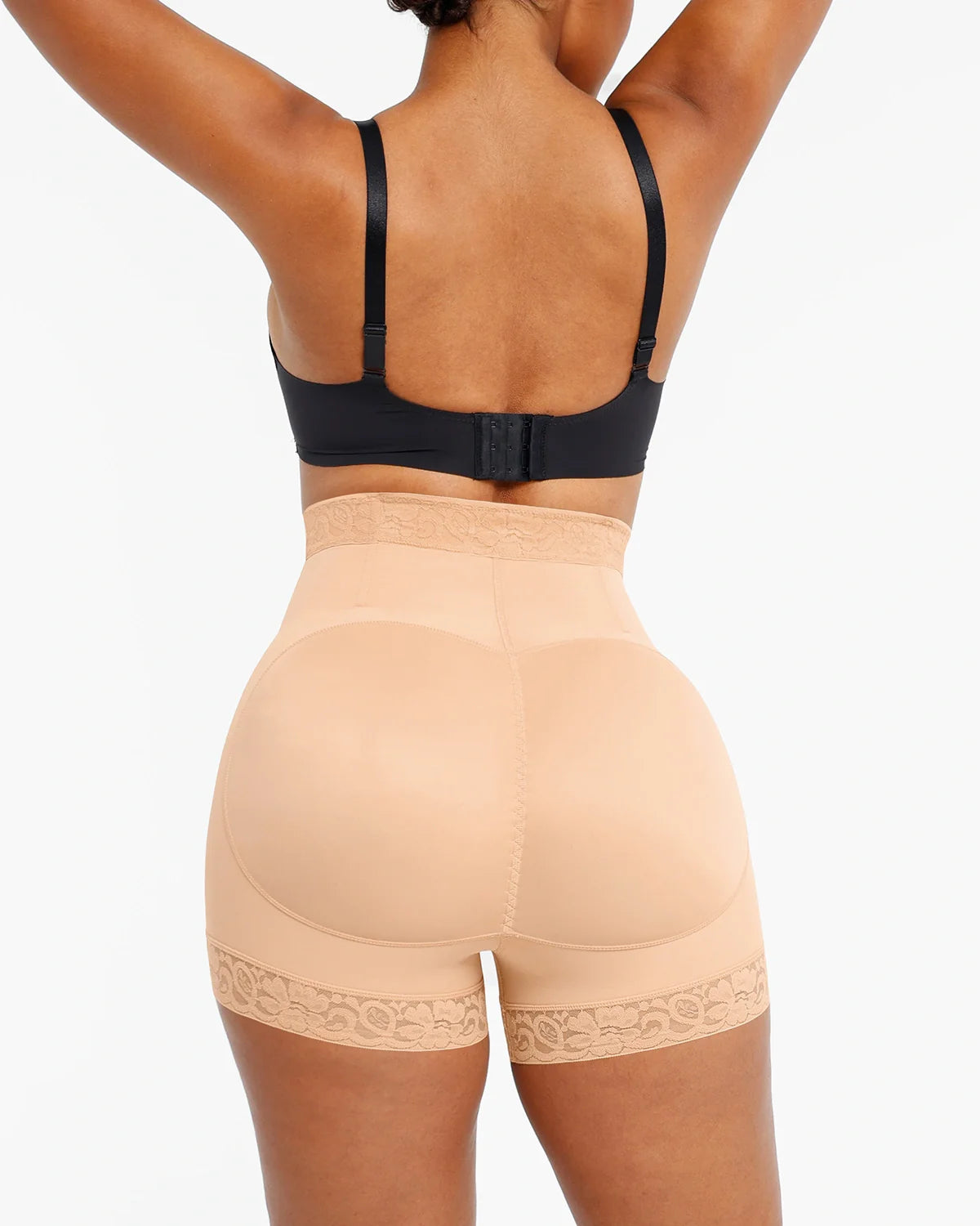 Bare Essentials™ AirSlim® Lace Steel Boned Butt Enhancer Short