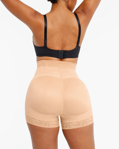 Bare Essentials™ AirSlim® Lace Steel Boned Butt Enhancer Short