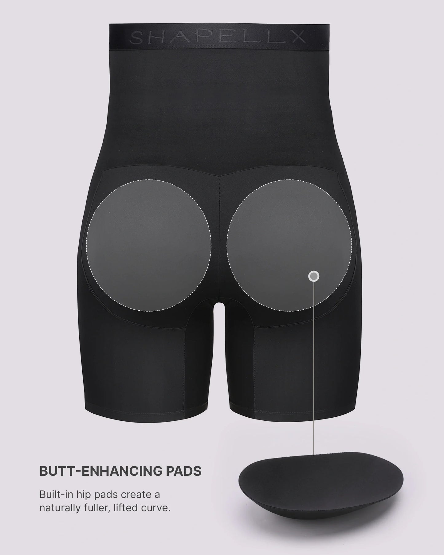 Bare Essentials™ AirSlim® Men's High-Waisted Padded Short