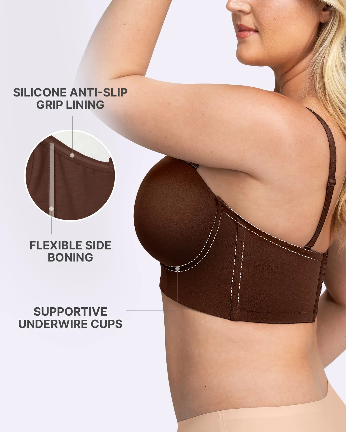 Bare Essentials™ AirSlim® Smoothing Strapless Convertible Bra