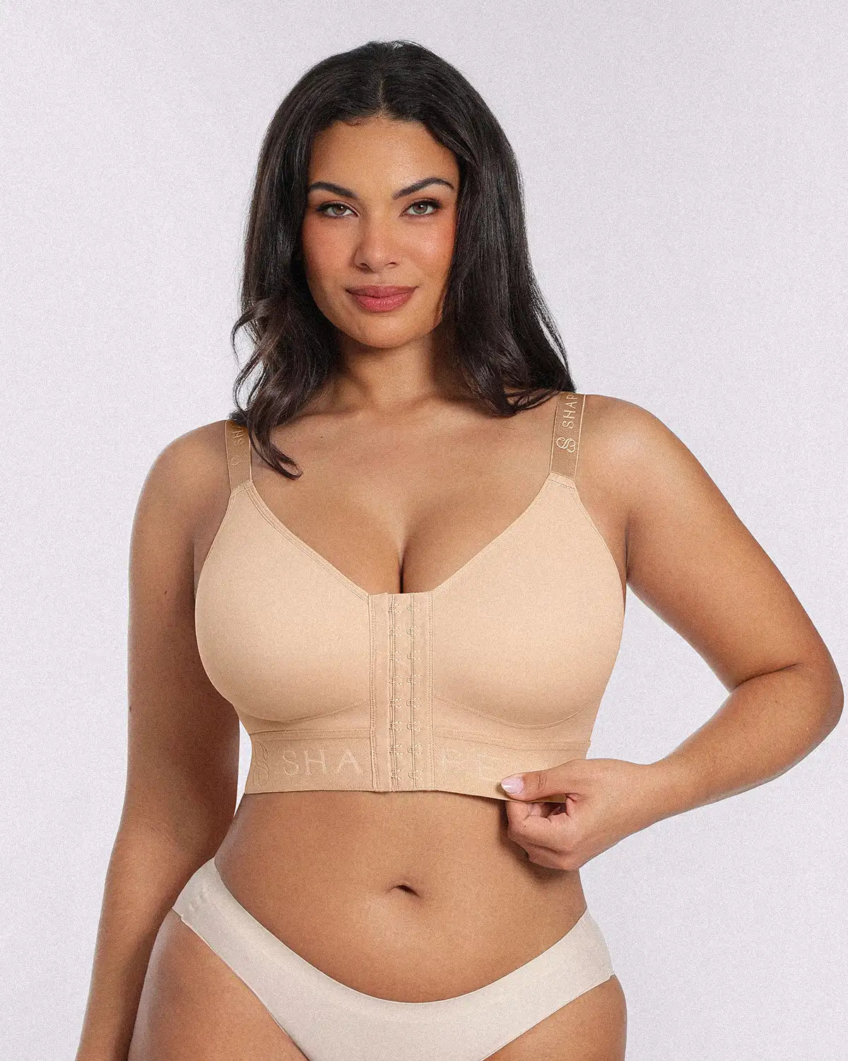 Bare Essentials™ AirSlim® Unlined Wireless Front-Closure Bra