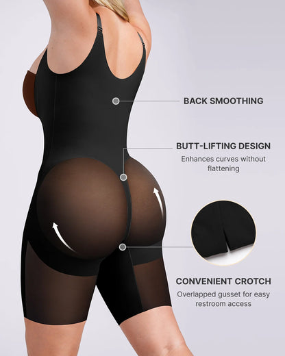 Bare Essentials™ Cream Touch™ Open Bust Smoothing Bodysuit