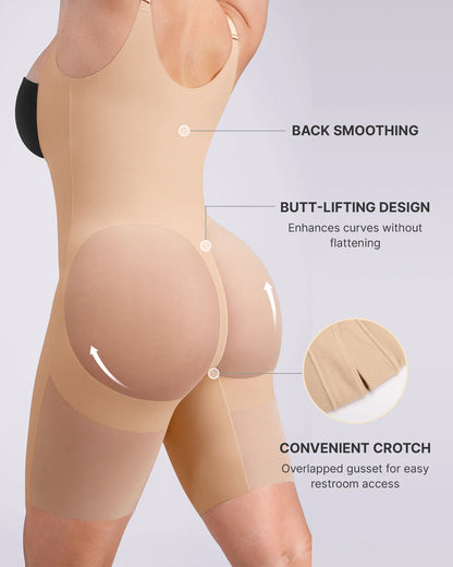 Bare Essentials™ Cream Touch™ Open Bust Smoothing Bodysuit