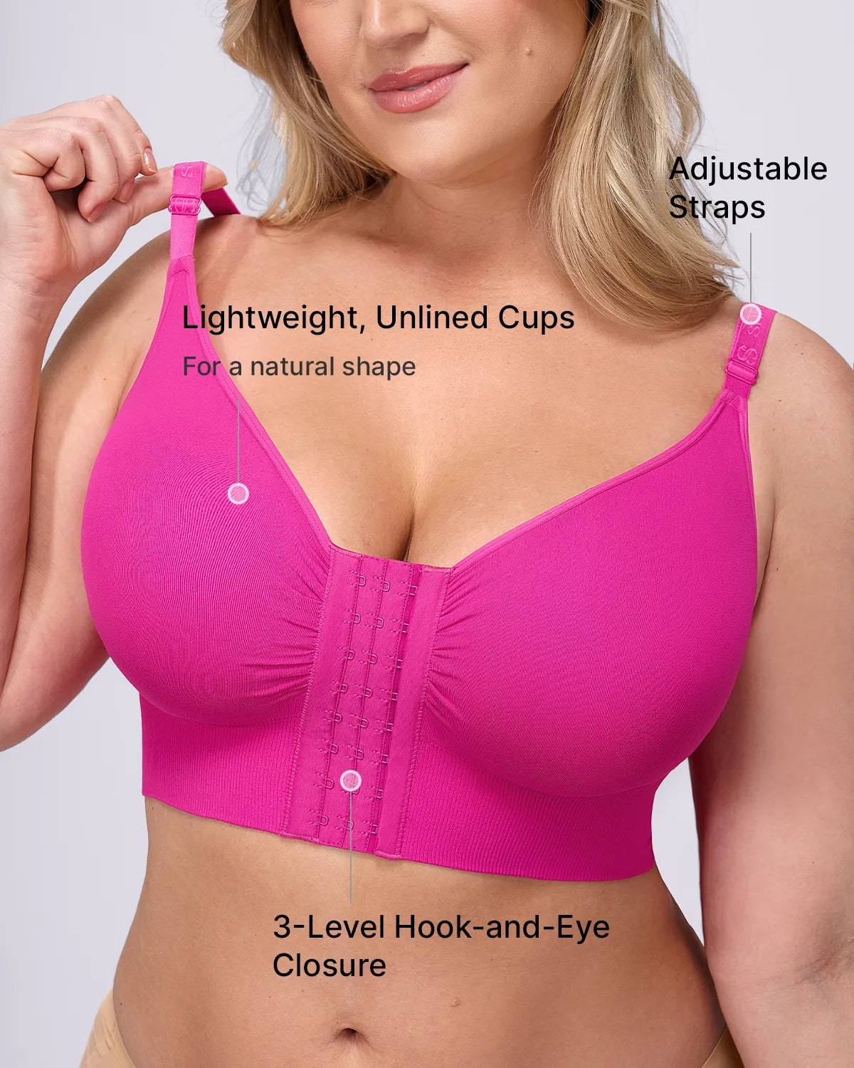 Bare Essentials™ Defineline™ Back Smoothing Unlined Wireless Bra