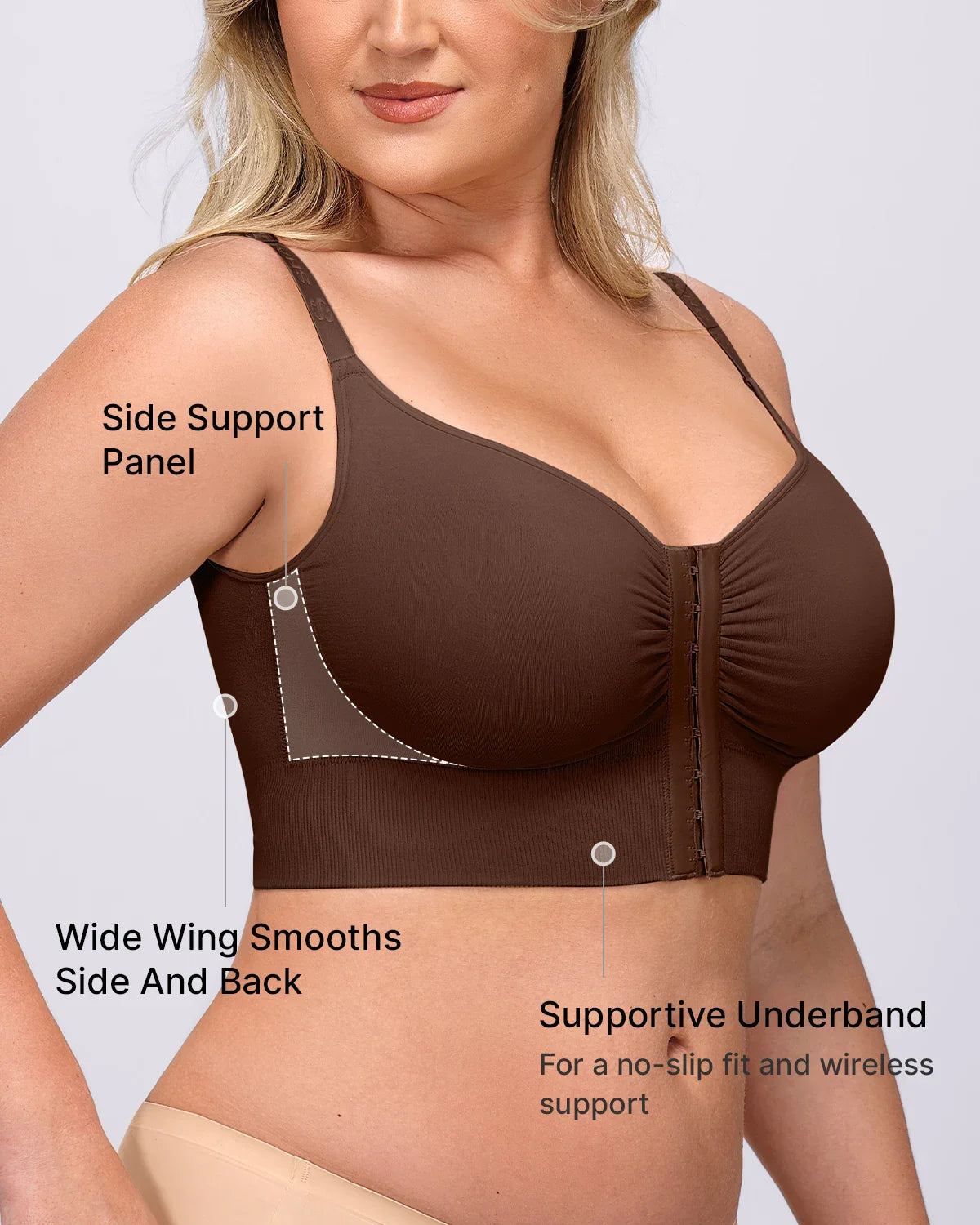 Bare Essentials™ Defineline™ Back Smoothing Unlined Wireless Bra