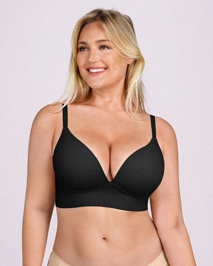 Bare Essentials™ Defineline™ Back Smoothing Wireless Push-Up Bra