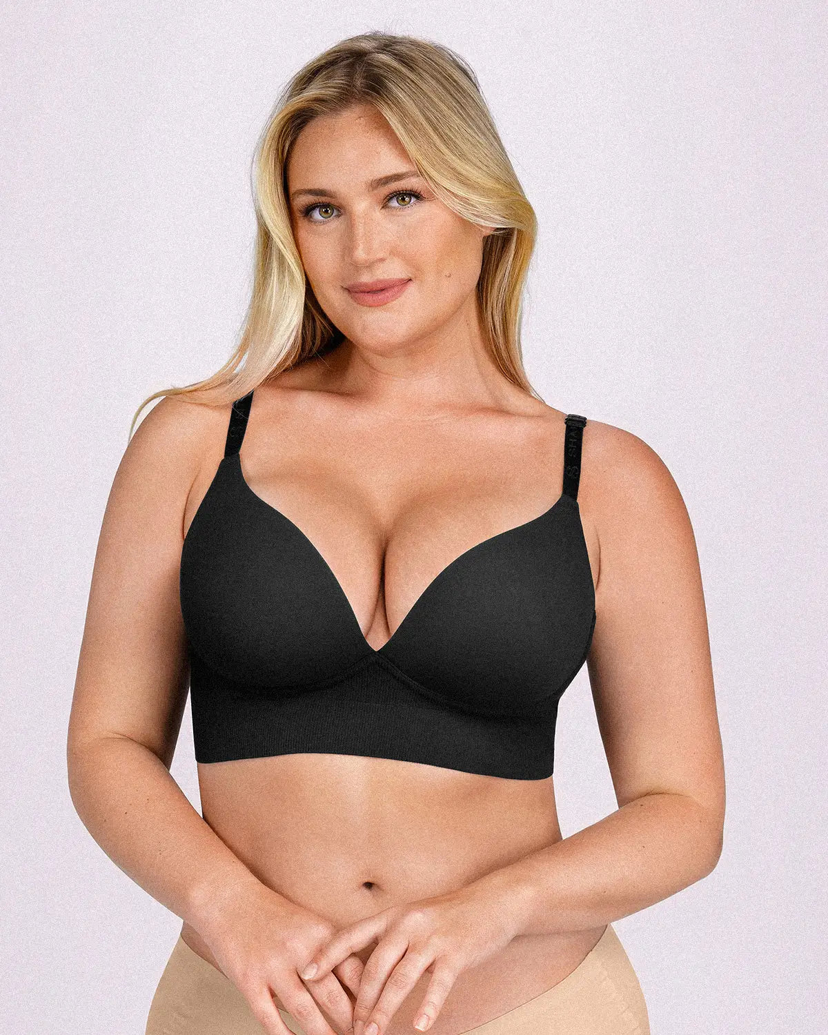 Bare Essentials™ Defineline™ Back Smoothing Wireless Push-Up Bra