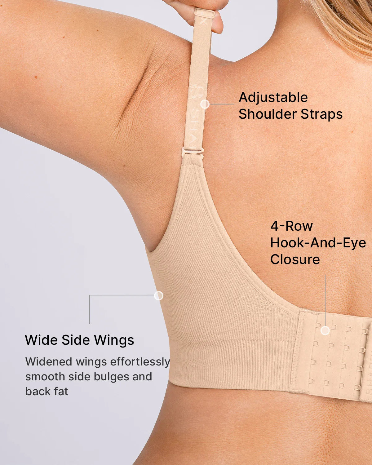 Bare Essentials™ Defineline™ Back Smoothing Wireless Push-Up Bra