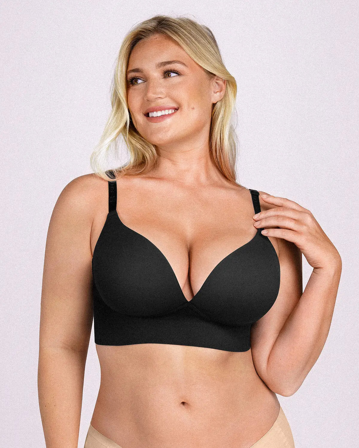 Bare Essentials™ Defineline™ Back Smoothing Wireless Push-Up Bra