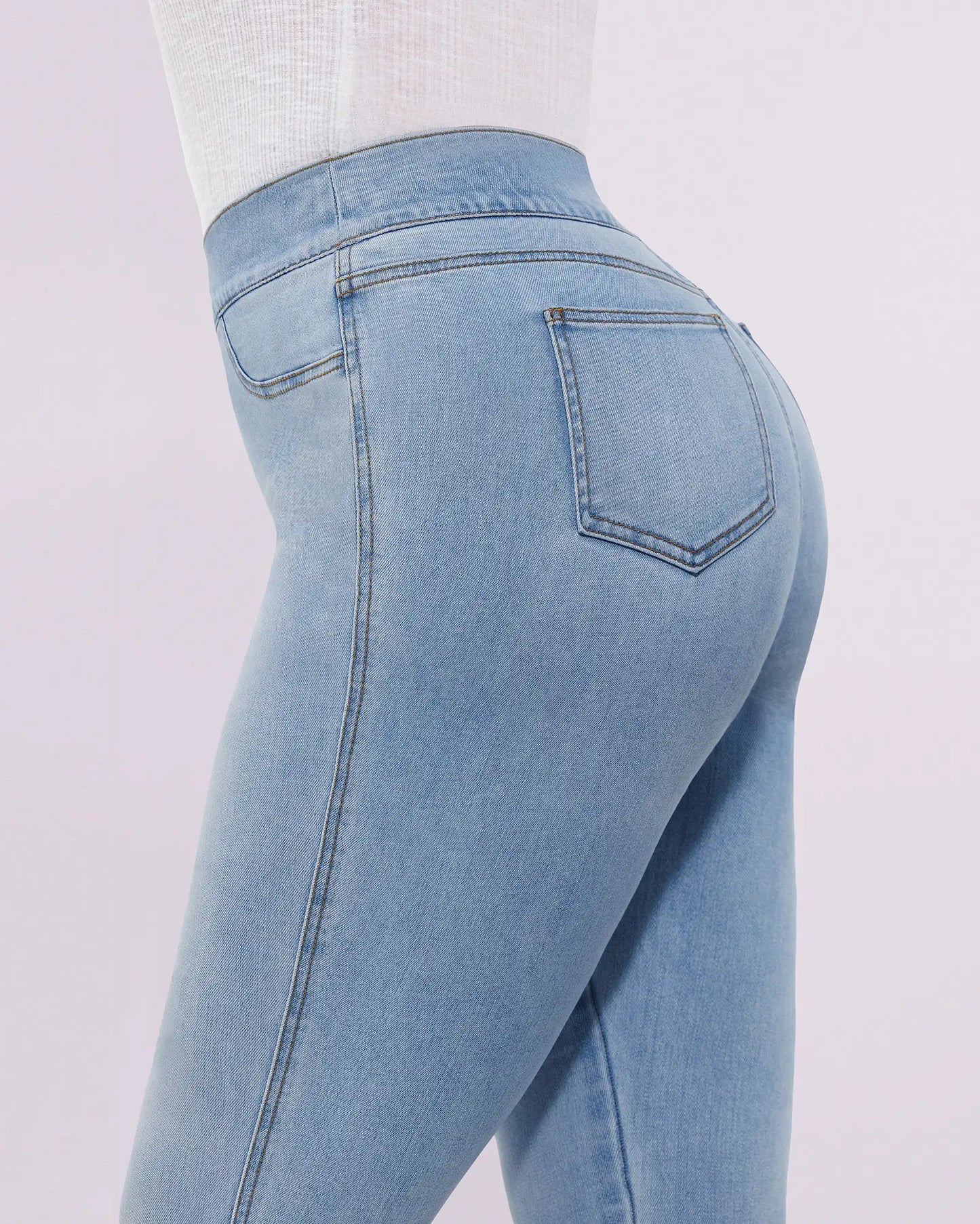 Bare Essentials™ AirSlim® High-Waisted Padded Hip Skinny Jeans
