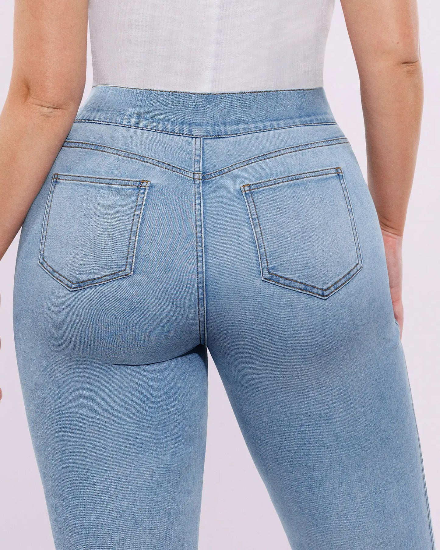 Bare Essentials™ AirSlim® High-Waisted Padded Hip Skinny Jeans