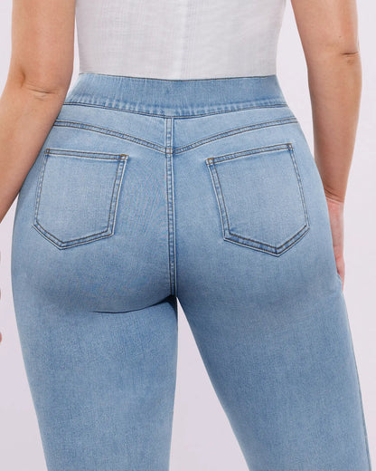 Bare Essentials™ AirSlim® High-Waisted Padded Hip Skinny Jeans