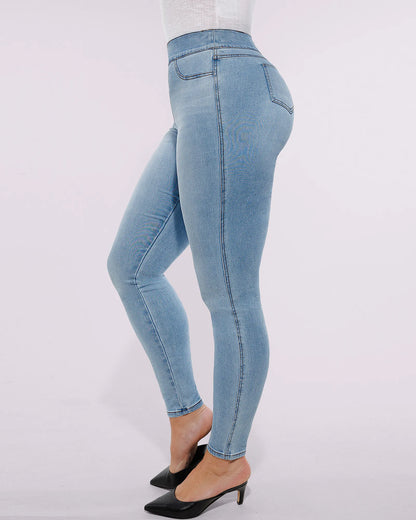Bare Essentials™ AirSlim® High-Waisted Padded Hip Skinny Jeans