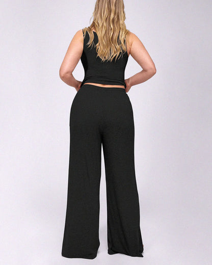 Bare Essentials™ Soft Modal Rib Pants Set