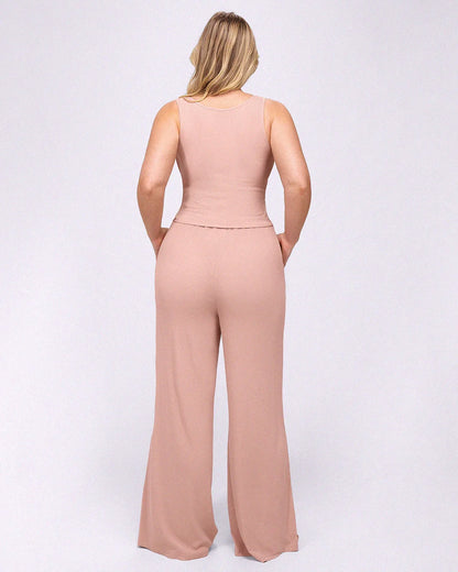 Bare Essentials™ Soft Modal Rib Pants Set