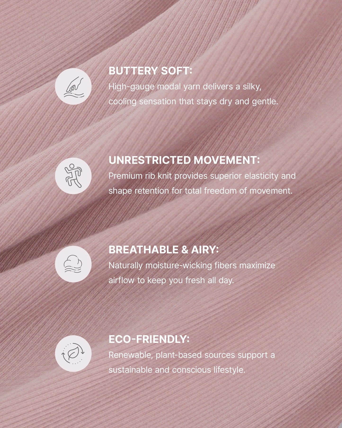 Bare Essentials™ Soft Modal Rib Shorts Set
