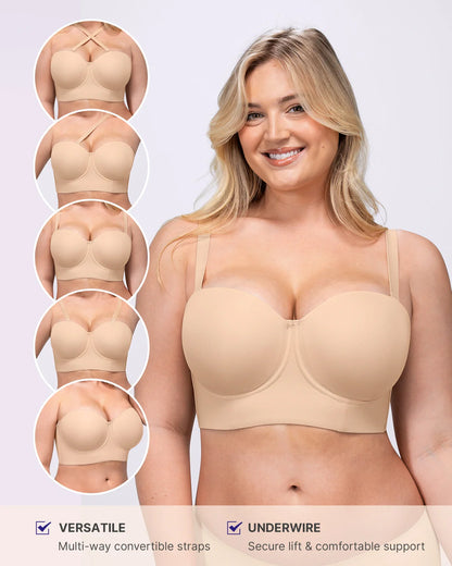 Bare Essentials™ AirSlim® Smoothing Strapless Convertible Bra