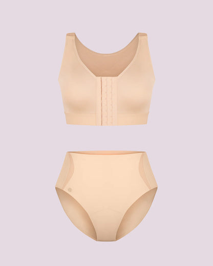 Bare Essentials™ AirSlim® Unlined Wireless Back Support Bra + Brief