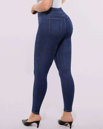Butt Padded Short + Hip Padded Skinny Jeans