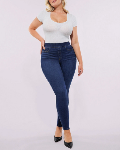 Bare Essentials™ AirSlim® High-Waisted Padded Hip Skinny Jeans