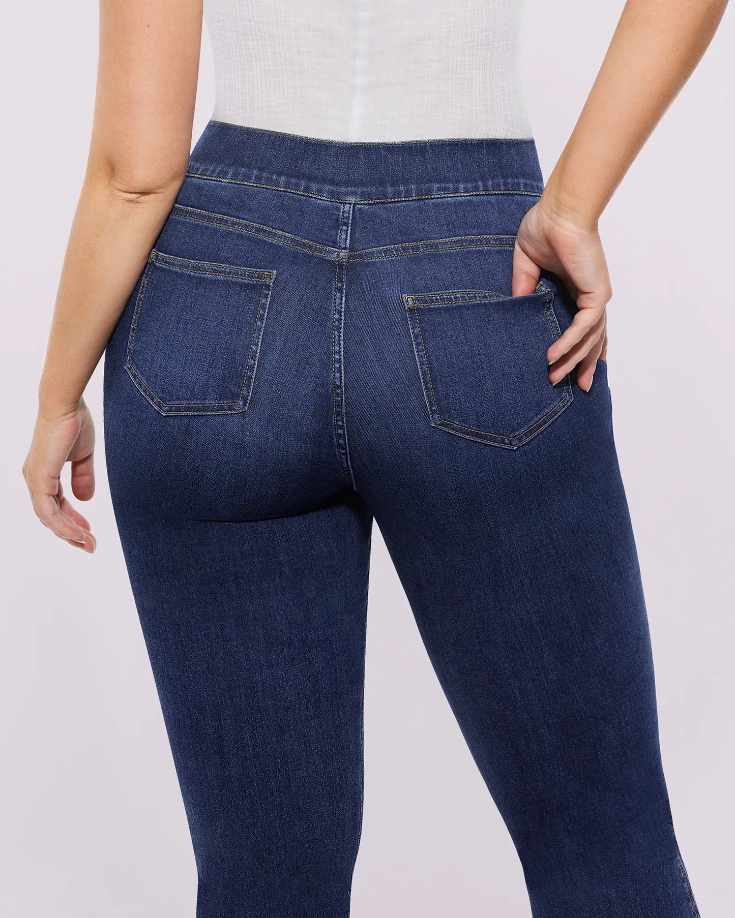 Bare Essentials™ AirSlim® High-Waisted Padded Hip Skinny Jeans