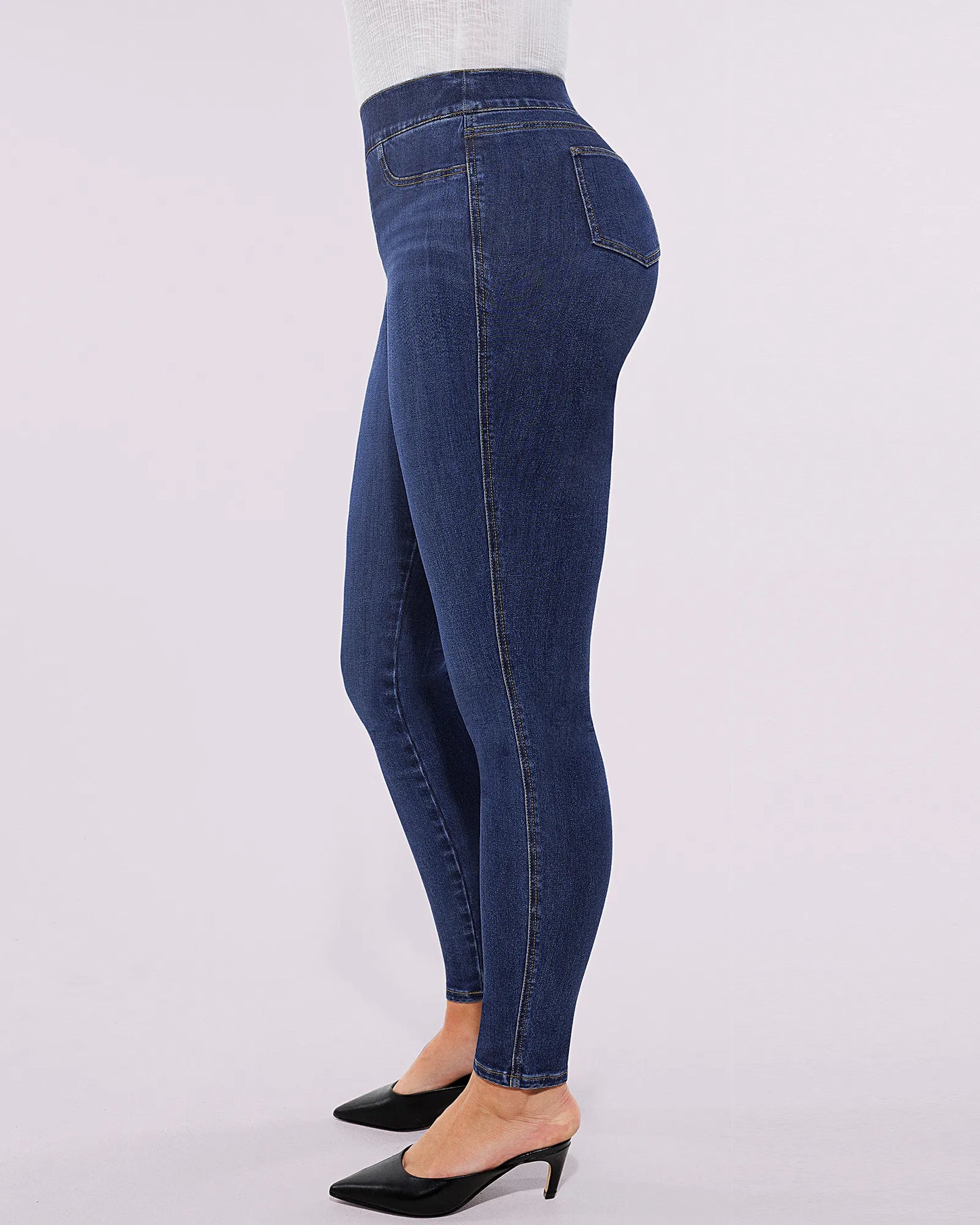 Bare Essentials™ AirSlim® High-Waisted Padded Hip Skinny Jeans