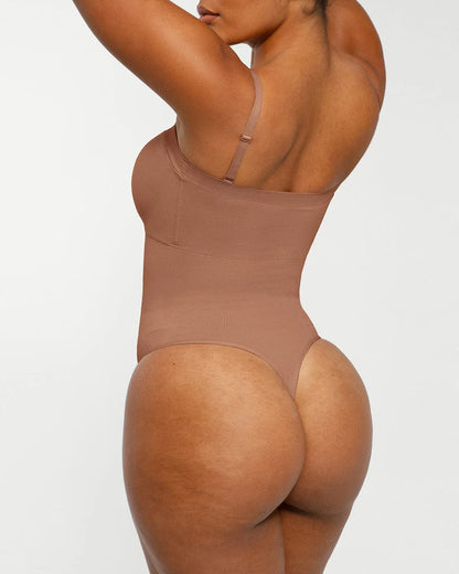 Bare Essentials™ Skin Flow Strapless Sculpt Thong Bodysuit