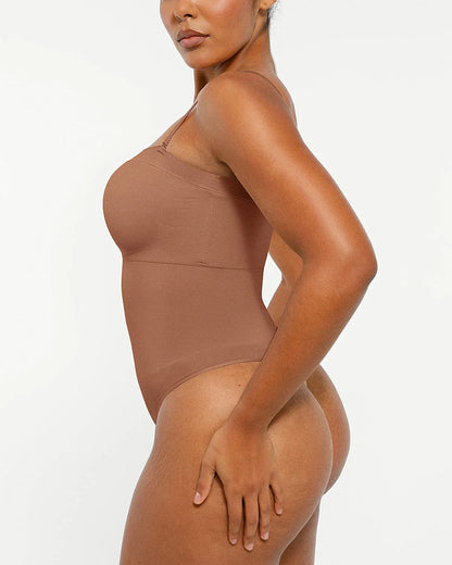 Bare Essentials™ Skin Flow Strapless Sculpt Thong Bodysuit