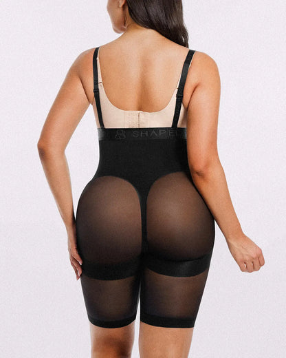 Back Smoothing Lace Underwire Bra + Airy Comfy Short