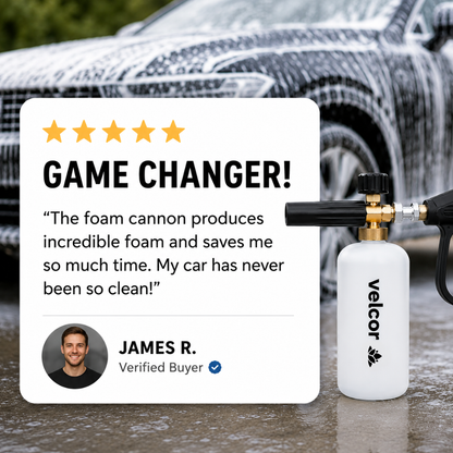 2-in-1 Foam Cannon & Pressure Washer Gun